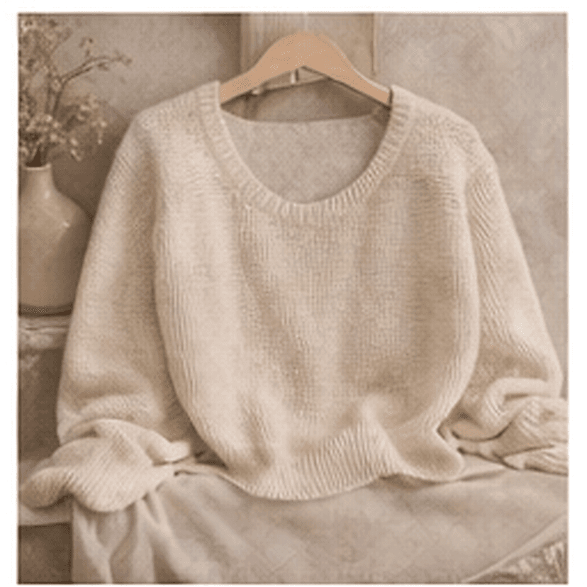 ルーズニット（アイボリー）